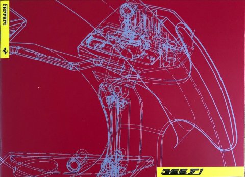 Ferrari 355 F1 (persmap) nr. 1225:97, 1997 24,0 x 33,0, 28, EN:IT folder brochure