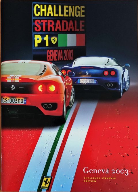 Ferrari 360 Challenge Stradale (persmap) nr. 1900:03, 2003 A4, 36, EN:IT, 2003 folder
