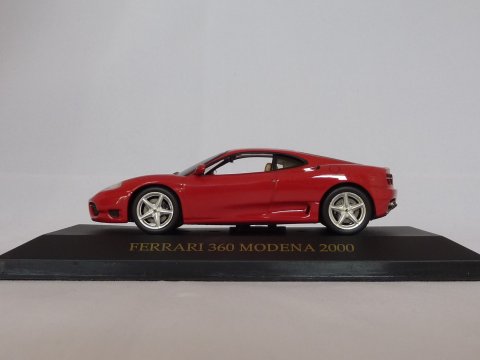 Ferrari 360 Modena, 1999-2004, rood, Ixo-Models, FER004