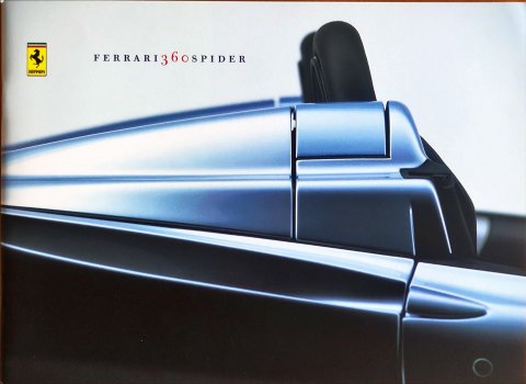 Ferrari 360 Spider nr. 1602:00, 2000 24,2 x 32,8, 48, EN:DE:FR:IT year 2000 folder brochure