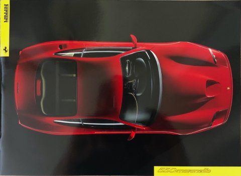 Ferrari 550 Maranello (persmap) nr. 1101:96, 1996 24,0 x 33,0, 36, EN:IT year 1996 folder (1)