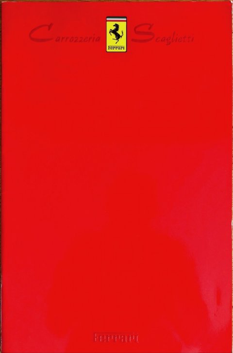 Ferrari Carrozzeria Scaglietti nr. -, jaren 90 25,0 x 38,0, 24, EN:DE folder brochure