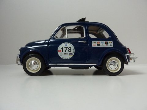 1op18 Fiat 500 F 1000 Miglia, 1965-1973, Bburago, 32304, scale 1op18