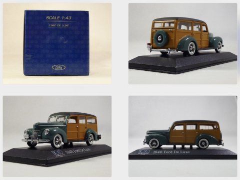 Ford De Luxe %22Woody Wagon%22, 1940, Minichamps website