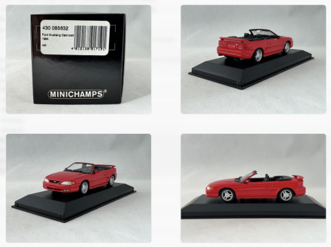 Ford Mustang cabriolet, 1994 Minichamps 430 085632