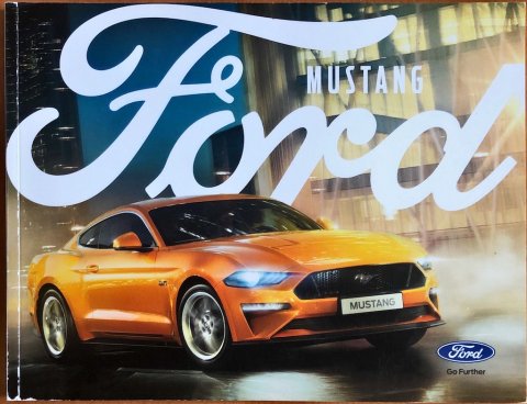 Ford Mustang nr. PN 74505, 2017-07 BE-NL 2017 folder brochure