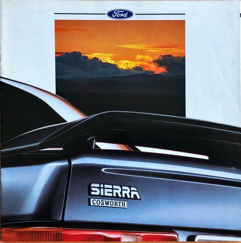 Ford Sierra Cosworth nr. 974109, 1989-06 25,0 x 25,0, 18, NL year 1989 folder brochure