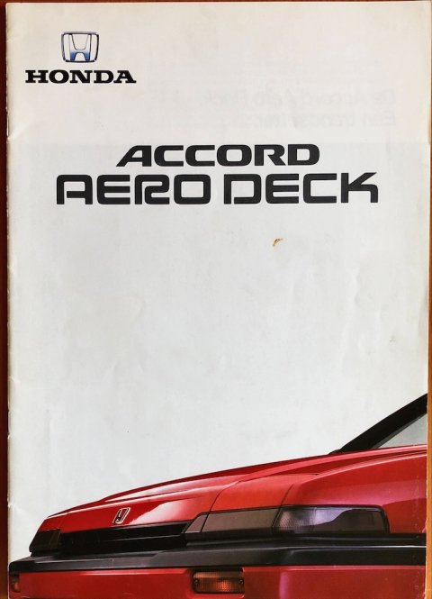 Honda Accord Aerodeck nr. -, 1988-04 NL 1988 folder brochure (1)