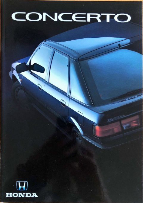 Honda Concerto nr. 00163-006-999, 1991-05 NL 1991 folder brochure (1)
