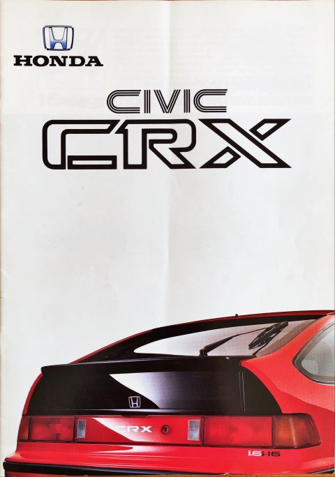 Honda CRX nr. -, 1988-01 A4, 20, NL year 1988 folder brochure