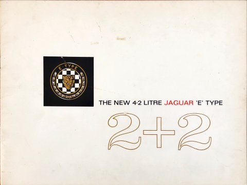 Jaguar E-type 4.2 litre 2+2 nr. -, 1968 23,0 x 30,5, 12, EN year 1968 folder brochure