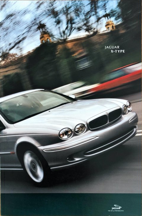 Jaguar X-type 01 nr. JLM:12:02:11:01, 2001 23,0 x 34,0, 56, NL year 2001 folder brochure