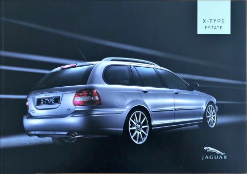 Jaguar X-type Estate NL nr. JLM:12:02:19:04, 2004 A4, 36, NL year 2004 folder brochure