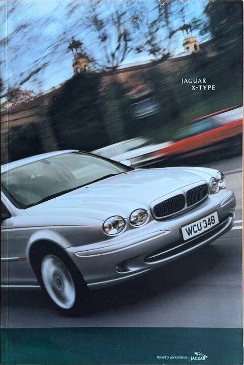 Jaguar X type nr. JLM:33:02:11:02, 2002 23,0 x 34,0, 56, DE year 2002 folder brochure