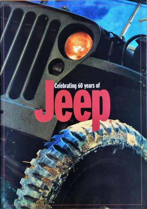 Jeep Celebrating 60 years of Jeep nr. -, 2001 A4, 36, EN year 2001 folder brochure