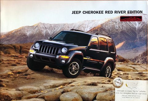 Jeep Cherokee Red River Edition nr. -, 2003-04 A4 (leaflet), 2, NL year 2003 folder brochure