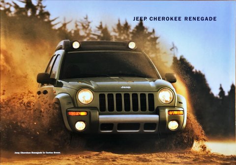 Jeep Cherokee Renegade nr. -, 2002-11 A4, 8, NL year 2002 folder brochure