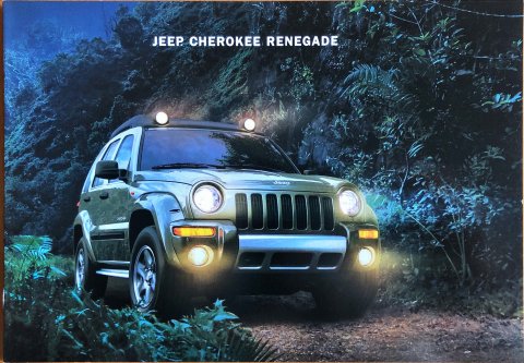 Jeep Cherokee Renegade nr. -, 2004-02 A4, 8, NL year 2004 folder brochure