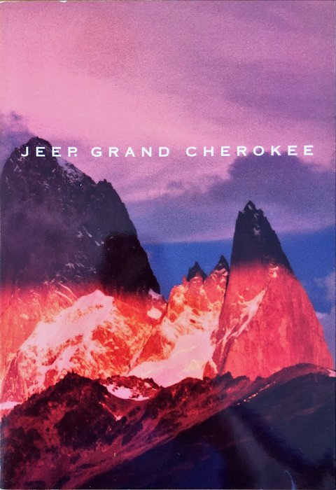 Jeep Grand Cherokee nr. H0417N23, jaren 90 A4, 20, NL year jaren 90 folder brochure