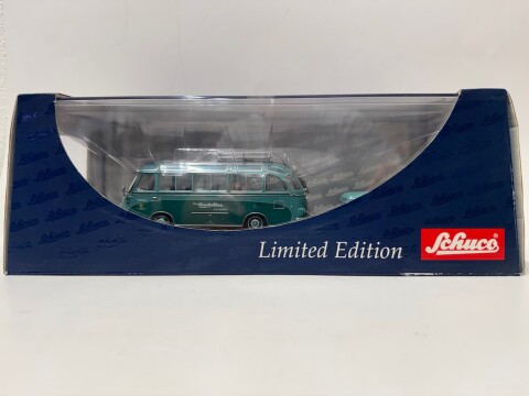 K&auml;ssbohrer Setra S6 Bus + aanhanger Der Reiseliebling aus Langenau, 1956 1964 Schuco 02822 #2