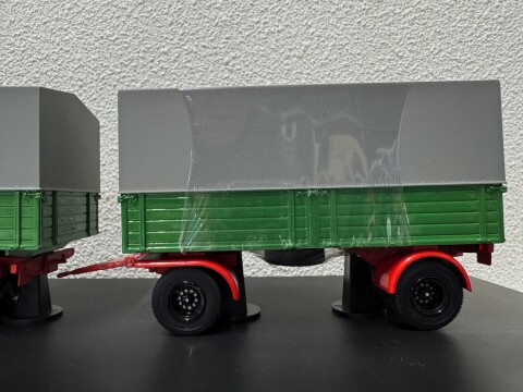 Krupp Titan Planen LKW mit Anhanger, 1950, Schuco, nr. 03033 #06