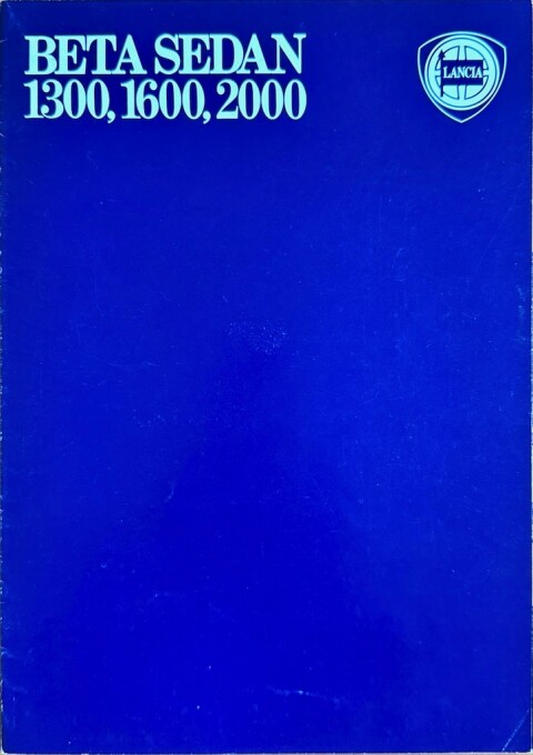 Lancia Beta Sedan 1300, 1600, 2000 nr. 88795994, jaren 70 A4, 8, EN