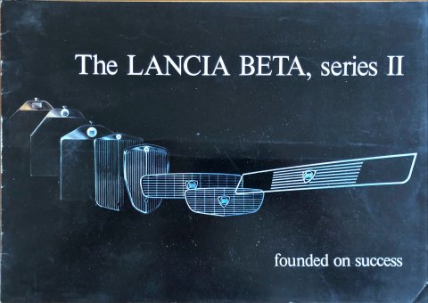 Lancia Beta Series II nr. 88795749, - 24,0 x 34,5, 16, EN year - folder brochure