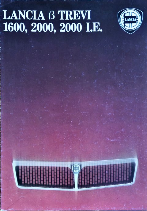 Lancia Beta Trevi nr. 88799115, jaren 80 A4, 8, EN year jaren 80 folder brochure