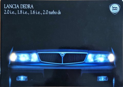 Lancia Dedra nr. -, ~1990 A4, 36, NL year ~1990 folder brochure