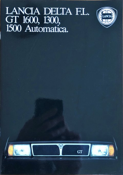 Lancia Delta F.L. GT 1600, 1300, 1500 automatica nr. 88799294, 1982 A4, 36, NL year 1982 folder brochure