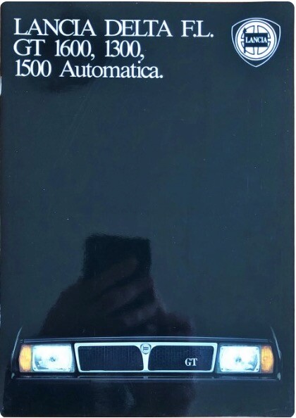 Lancia Delta F.L. GT 1600, 1300, 1500 automatica nr. 88799294, 1982 A4, 36, NL year 1982 folder brochure