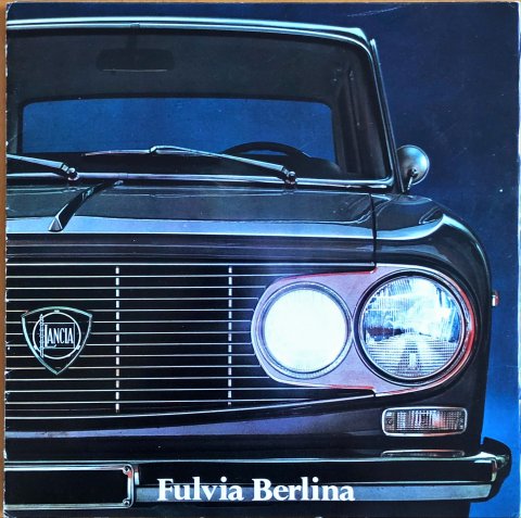 Lancia Fulvia Berlina nr. 8799384, 1971 25,0 x 25,0, 18, 4-talig year 1971 folder brochure