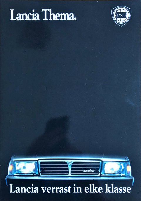 Lancia Thema nr. -, jaren 80 A4, 16, NL year jaren 80 folder brochure (b)