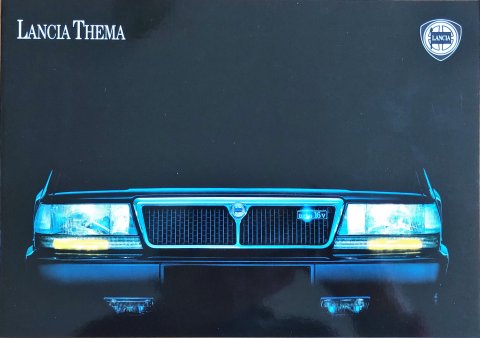 Lancia Thema serie 2 nr. -, jaren 90 A4, 36, NL year jaren 90 folder brochure (a)