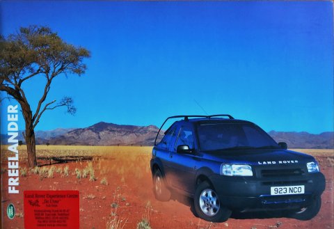 LandRover Freelander nr. LR:394:01, 2001 A4, 44, NL year 2001 folder brochure