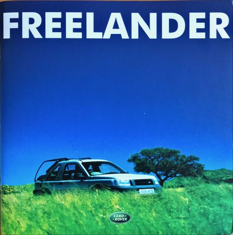 LandRover Freelander nr. LRML 1566, 2002 22,0 x 22,0, 32, NL year 2002 folder brochure