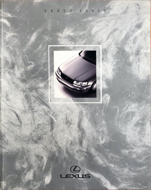 Lexus LS400 nr. P1-006 (8-90) 00211-9100, 1990-08 24,0 x 30,5, 46, EN year 1990 folder brochure