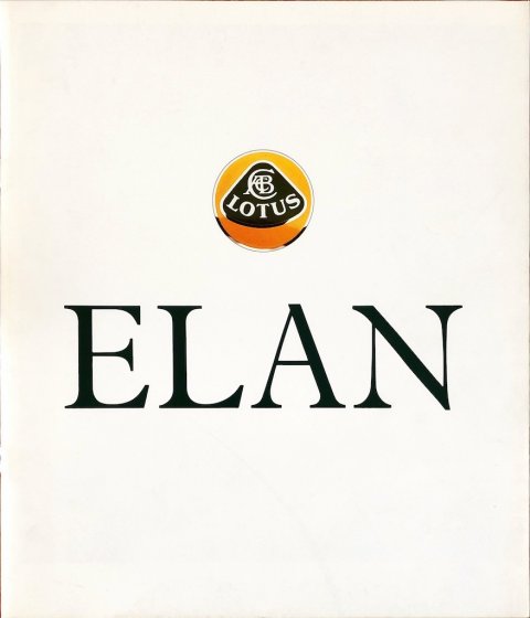 Lotus Elan jaren 90 FR NL folder brochure
