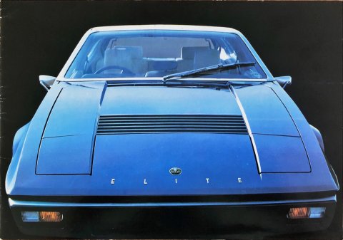 Lotus Elite nr. -, jaren 70 20,8 x 29,8, 20, EN/DE/FR year jaren 70 folder brochure