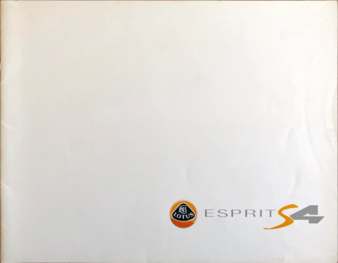 Lotus Esprit S4 nr. -, jaren 90 23,5 x 30,0, 12, DE year jaren 90 folder brochure