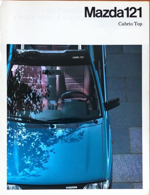 Mazda 121 Cabrio Top nr. -, 1987-12 NL 1987 folder brochure (1)