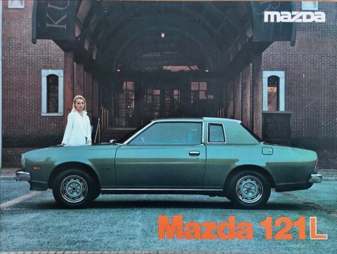 Mazda 121 L nr. -, 1978-04 21,5 x 28,0, 8, NL, € 2,5,= year 1978 folder brochure