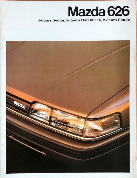 Mazda 626 nr. 012P20, 1990-09 NL 1990 folder brochure