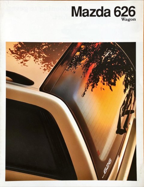 Mazda 626 Wagon nr. 012P22, 1990-09 NL 1990 folder brochure
