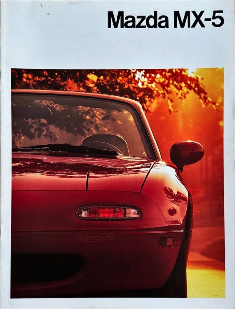 Mazda MX 5 nr. 012 P 24, 1990 03 21,5 x 28,0, 20, NL year 1990 folder brochure
