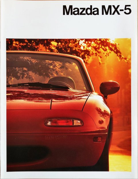 Mazda MX-5 nr. 012 P 24, 1990-09 21,5 x 28,0, 20, NL, € 5,= year 1990 folder brochure