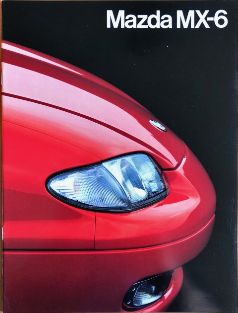 Mazda MX-6 nr. 012 P 62, 1993-12 21,5 x 28,0, 24, NL, € 5,= year 1993 folder brochure