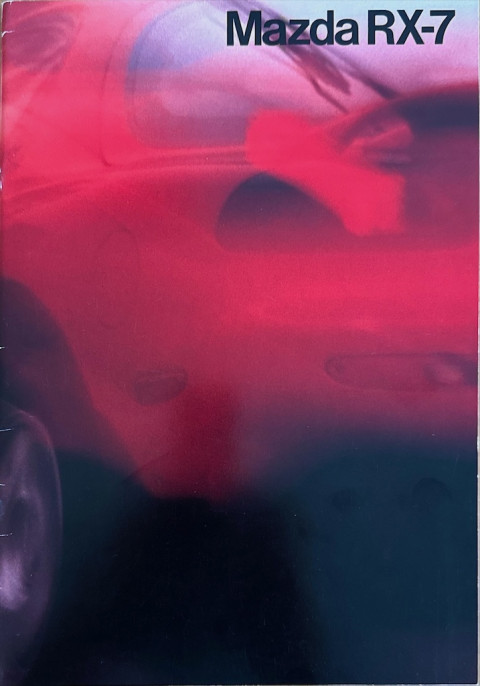 Mazda RX 7 NL nr. 012 P 80, 1992 07 A4 1992 folder brochure