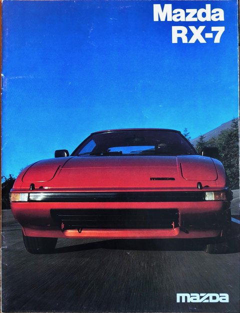 Mazda RX-7 nr. -, 1982-05 21,5 x 28,0, 14, NL, € 10,= year 1982 folder brochure