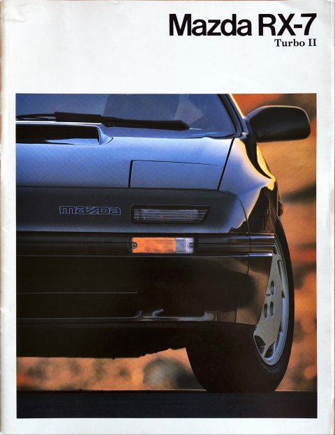 Mazda RX-7 Turbo II nr. 010 P 61, 1987-04 21,5 x 28,0, 18, NL, € 5,= year 1987 folder brochure